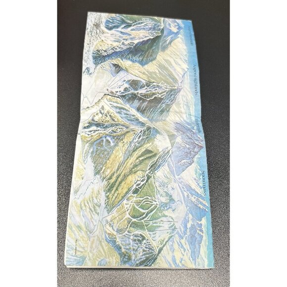 Aspen Mountain Previews New Hand-Painted Trail Map - Powder 1960-70 ASPEN Mountain Trail Map Aspen Skiing Corporation ⛷️